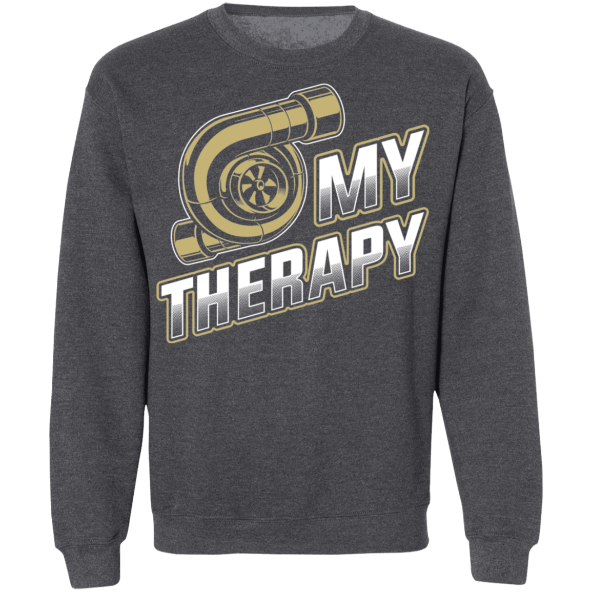 Turbo is My Therapy Racing Boosted Crewneck Sweatshirt