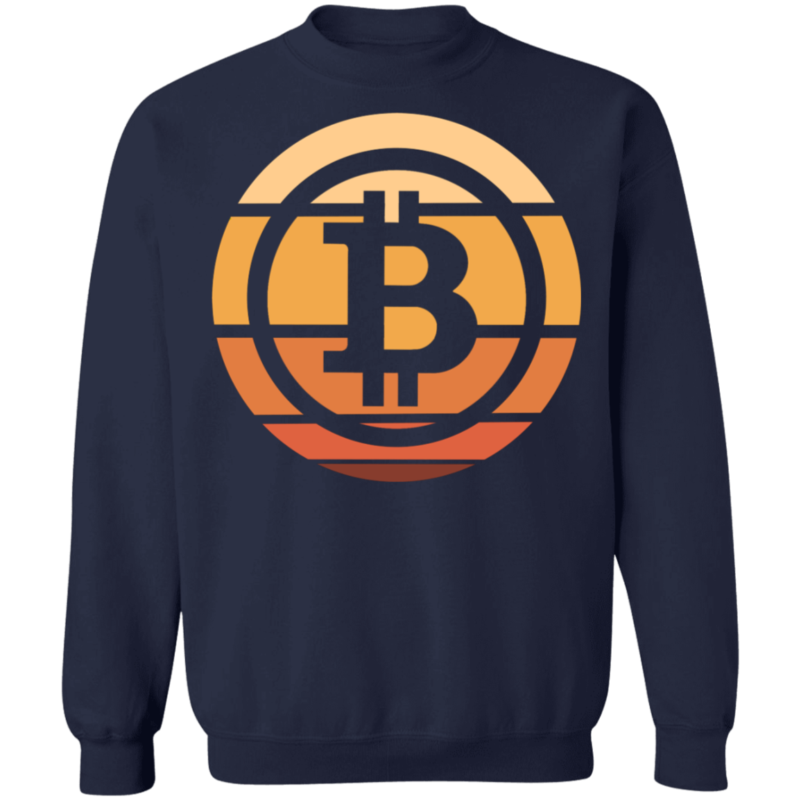 Bitcoin Hodl Cryptocurrency BTC Crewneck Sweatshirt