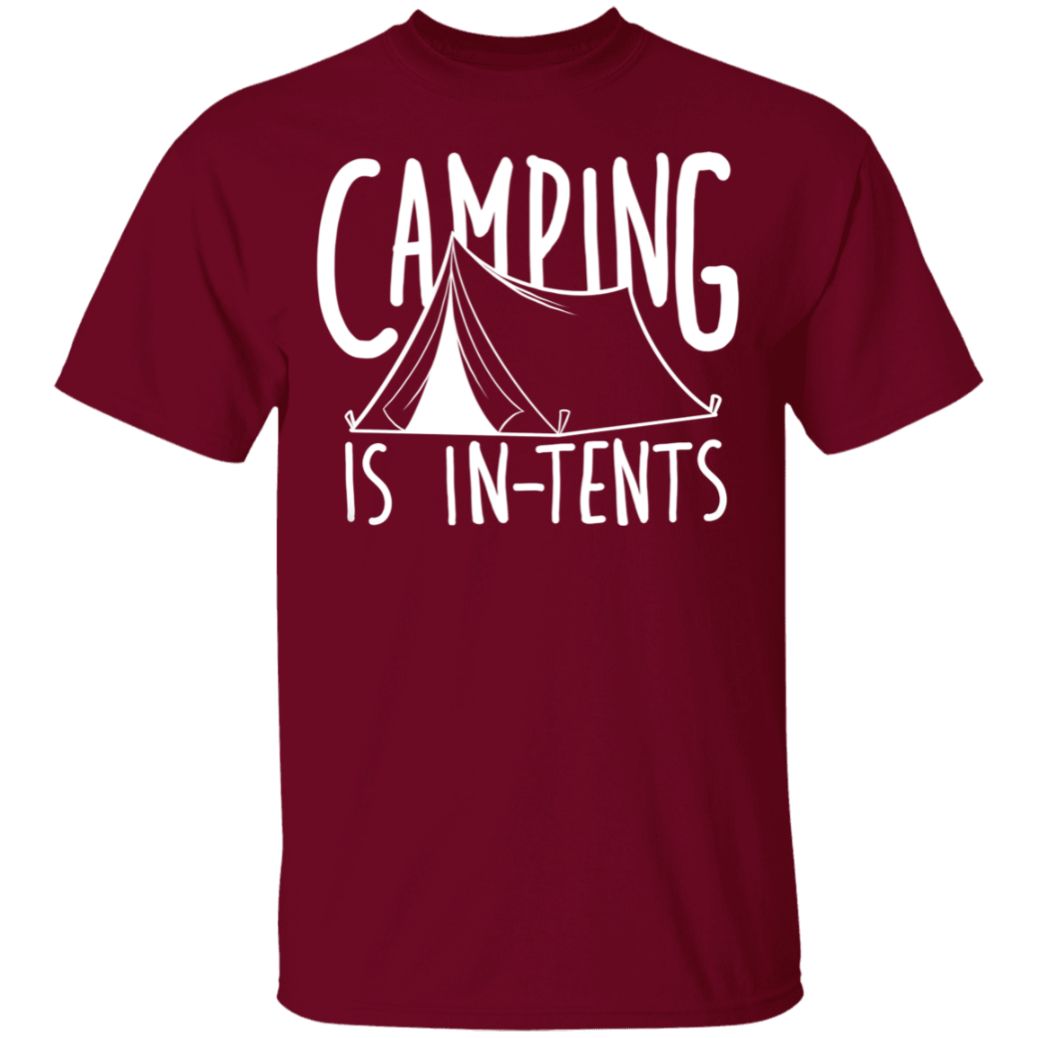 Camping is In-Tents Funny Nature T-Shirt