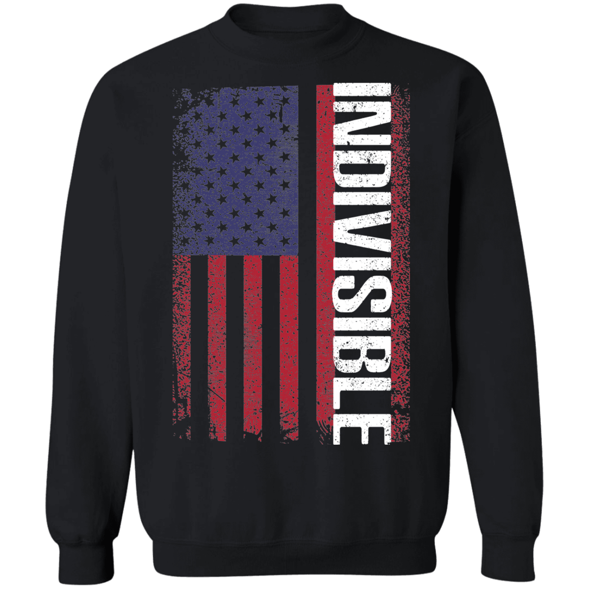 Indivisible American Flag USA Crewneck Sweatshirt