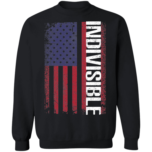 Indivisible American Flag USA Crewneck Sweatshirt