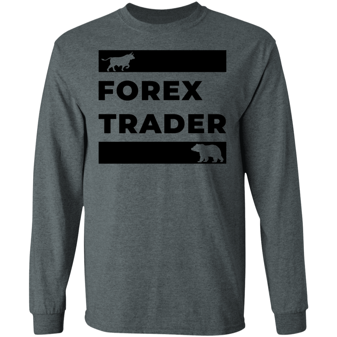 Forex Trader Trading Technical Analysis Long Sleeve T-Shirt