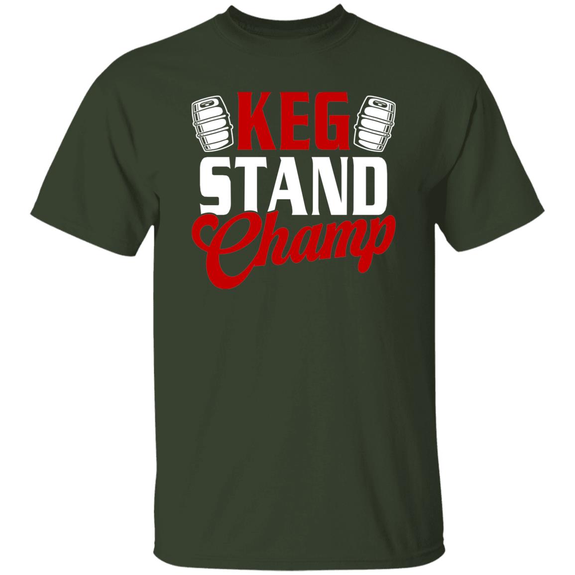 Keg Stand Champ Drinking Beer T-Shirt