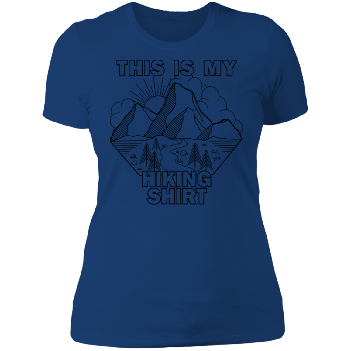 Women's This Is My Hiking Shirt Nature Camping T-Shirt