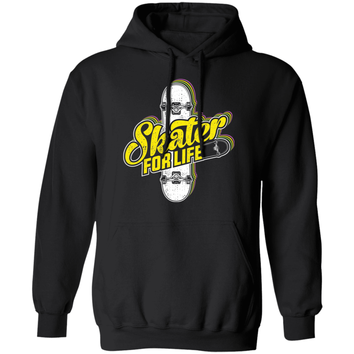 Skater For Life Skateboarding Skateboard Pullover Hoodie