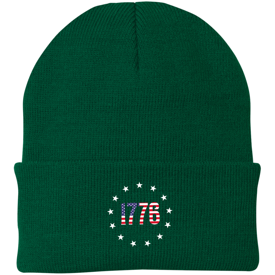 1776 Betsy Ross American Flag Beanie Cap