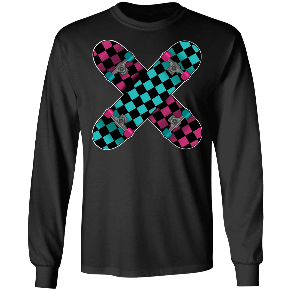Retro Skateboards Skateboarding Long Sleeve T-Shirt