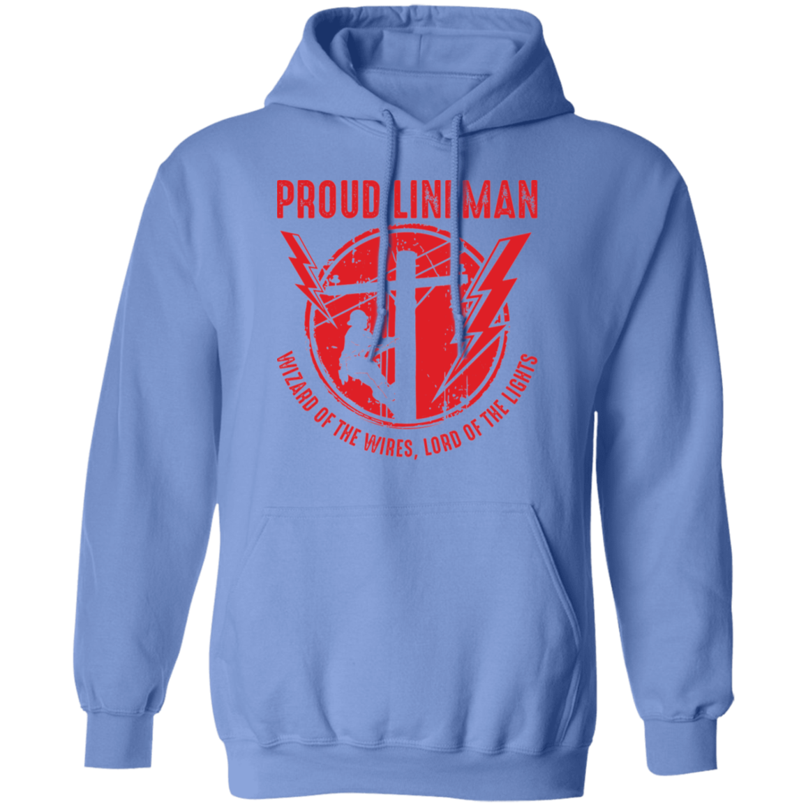 Proud Lineman Pullover Hoodie