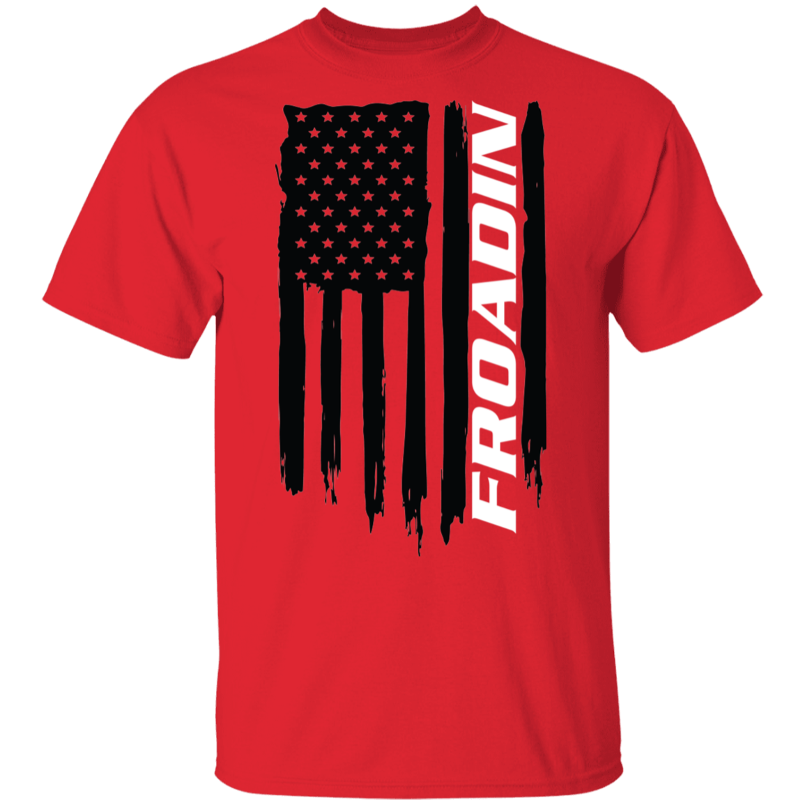 Froadin Off-Road Desert American Flag T-Shirt
