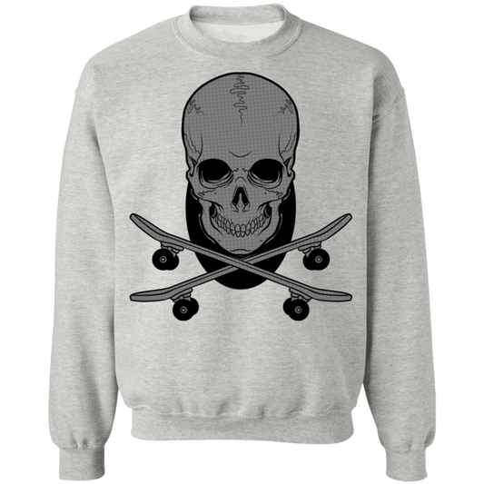 Skeleton Skateboarding Skateboard Shred Crewneck Sweatshirt