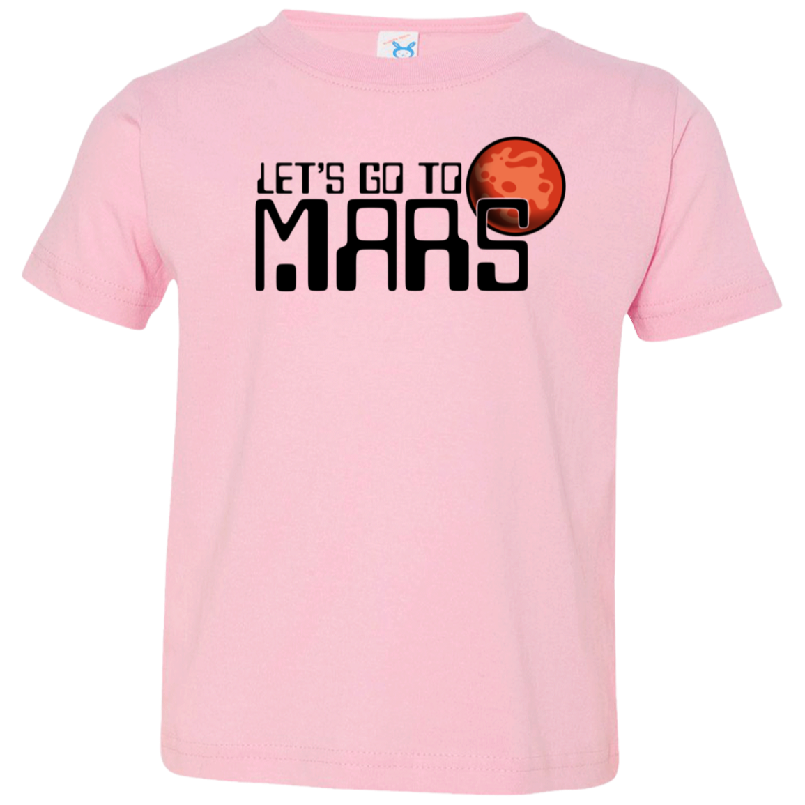 Toddler Space Lets Go to Mars Jersey T-Shirt