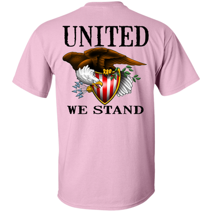 1776 American Bald Eagle United We Stand Double Sided T-Shirt