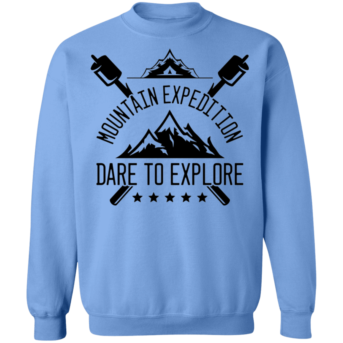 Mountain Expedition Dare to Explore Camping Crewneck Sweatshirt