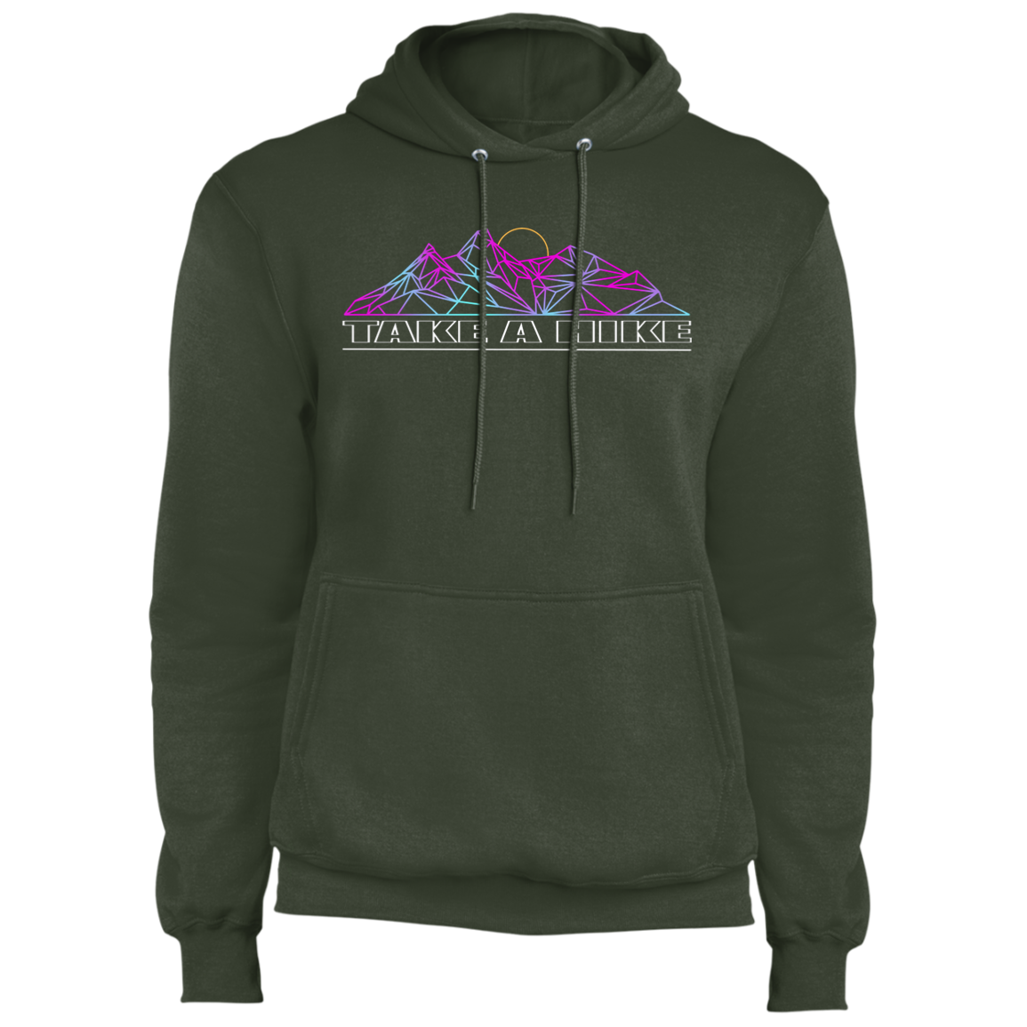 Take a Hike Abstract Camping Nature Premium Pullover Hoodie