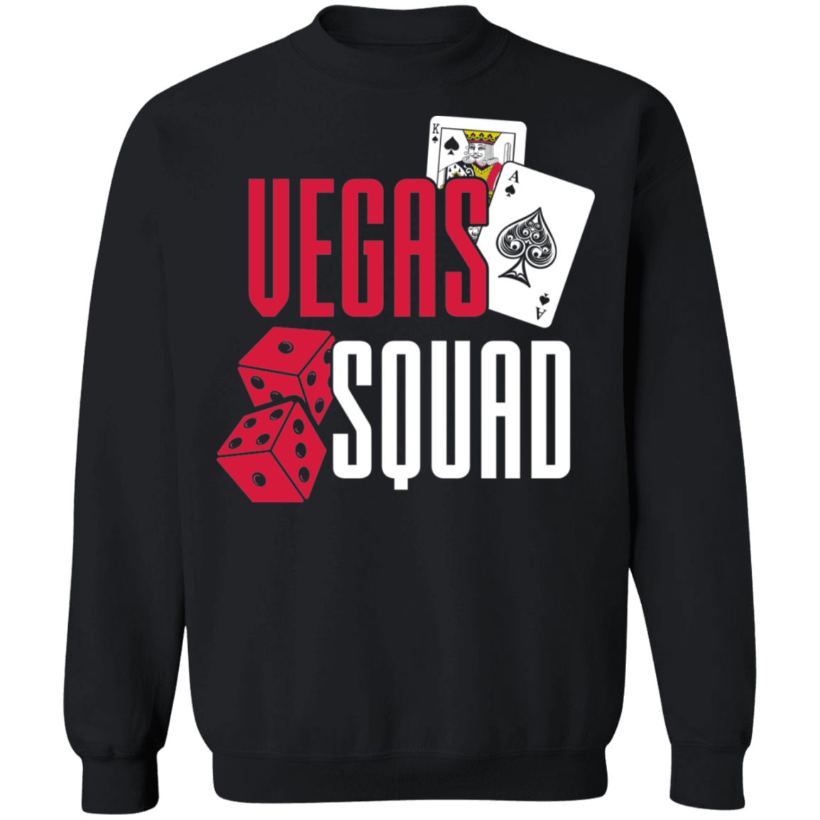 Vegas Squad Bachelor Party Las Vegas Crewneck Sweatshirt