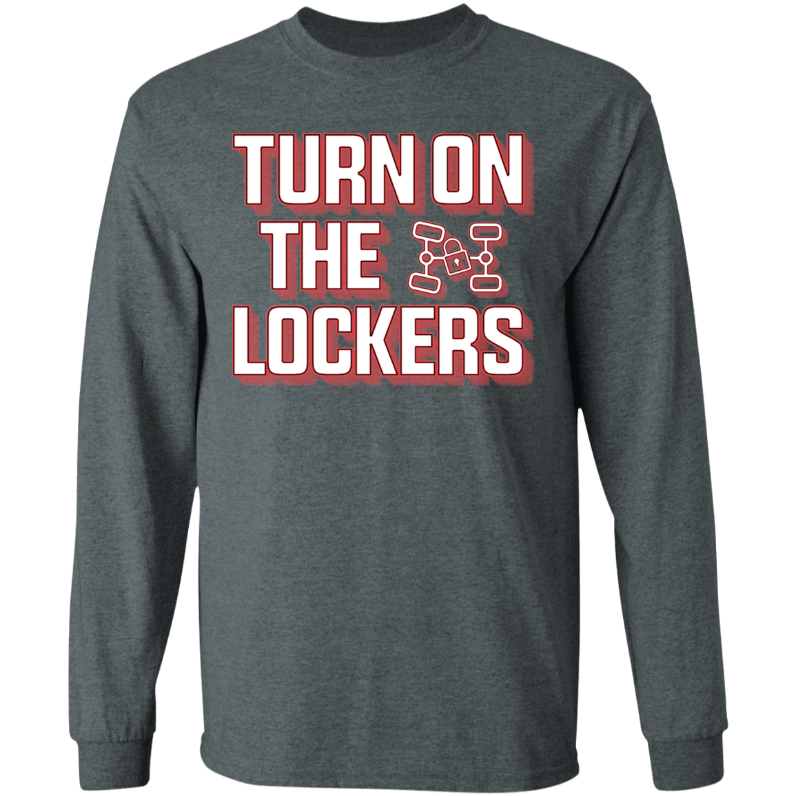 Turn On The Lockers 4x4 Off-Road Long Sleeve T-Shirt