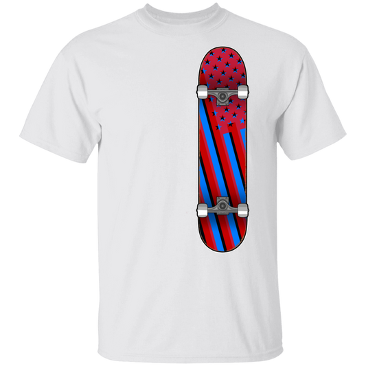 American Flag Skateboard Skateboarding T-Shirt
