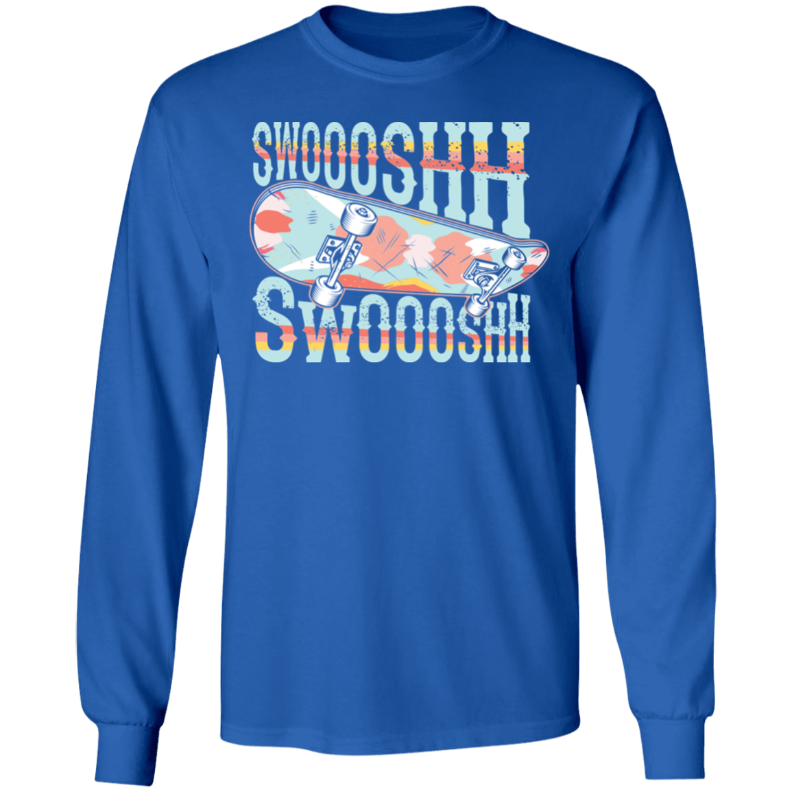 Swoosh Swoosh Skateboarding Long Sleeve T-Shirt