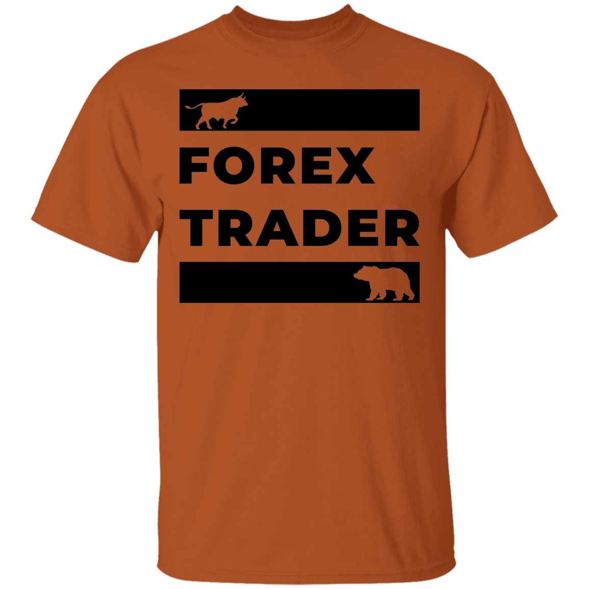 Forex Trader Bull Bear Technical Analysis T-Shirt