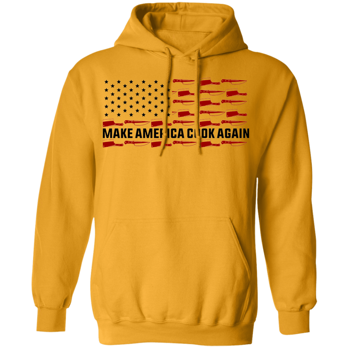 Make America Cook Again American Flag Chef Pullover Hoodie