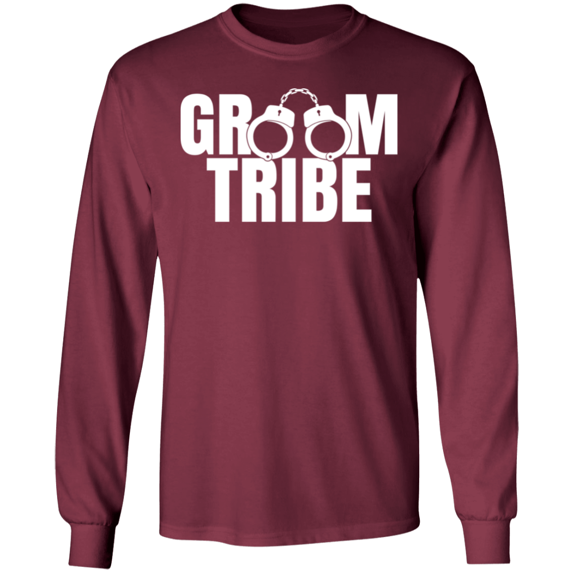 Bachelor Party Wedding Funny Groom Tribe Long Sleeve T-Shirt