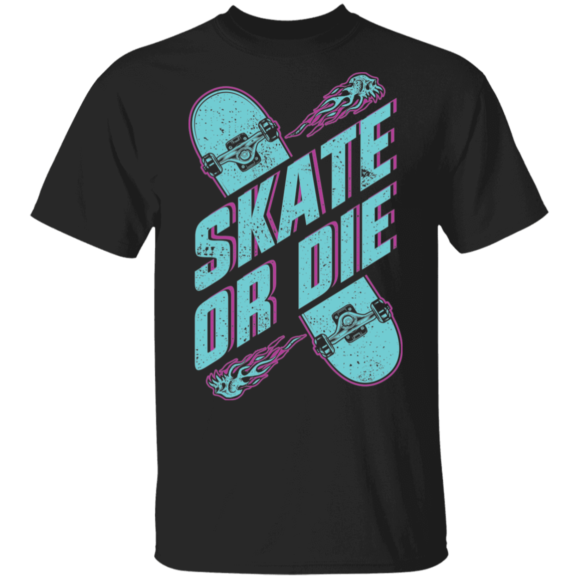 Skate Or Die Skateboarding Skateboard T-Shirt
