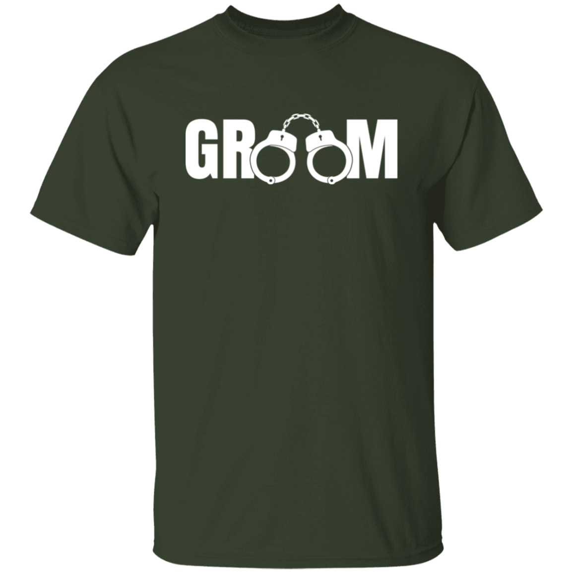 Bachelor Party Wedding Funny Groom Handcuffs T-Shirt