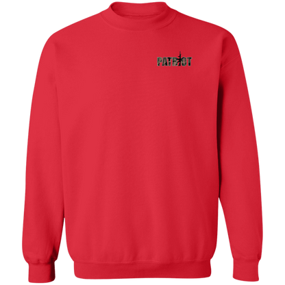 Patriot Don't Tread on Me Gadsden Flag Double Sided Crewneck Sweatshirt