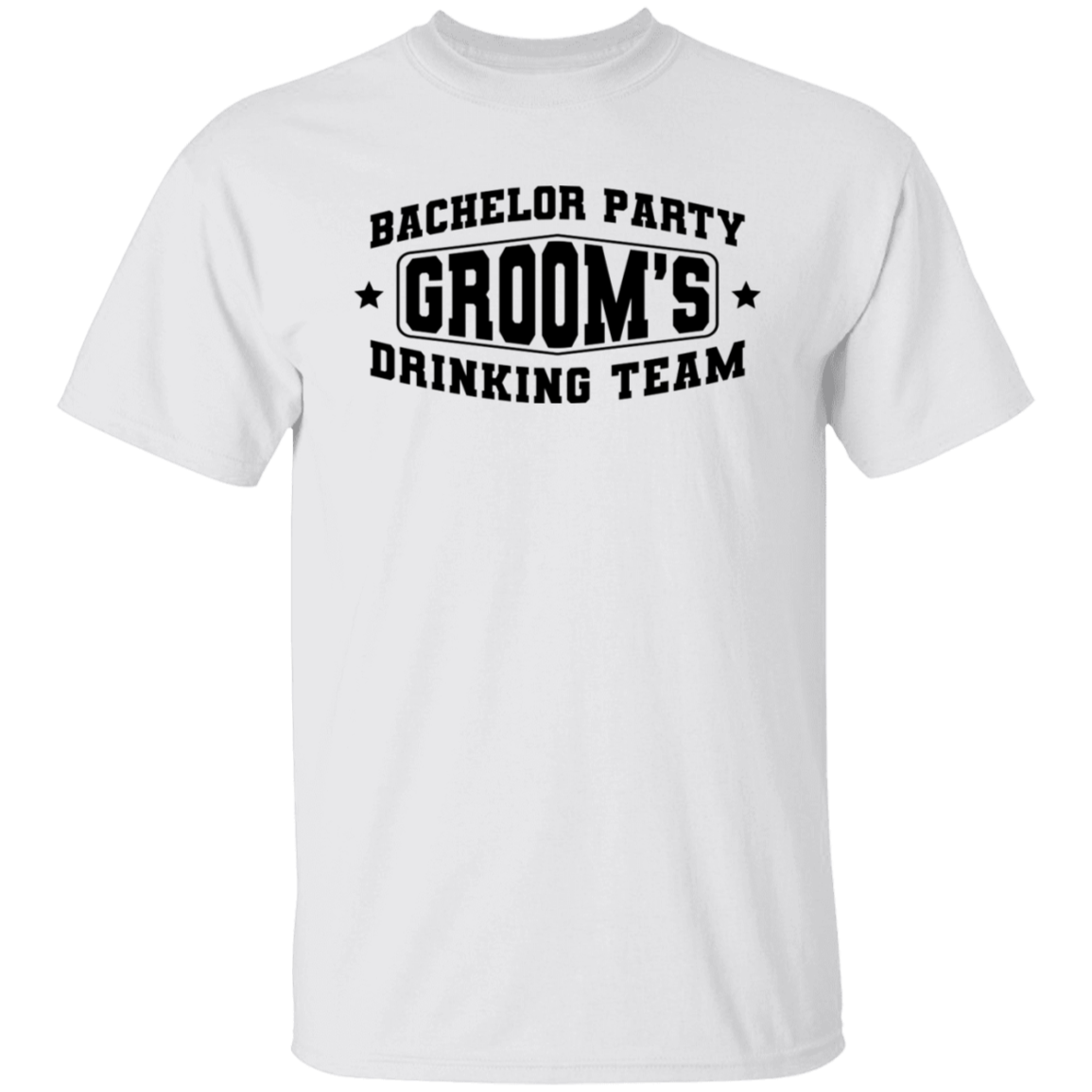 Bachelor Party Groom’s Drinking Team Funny T-Shirt