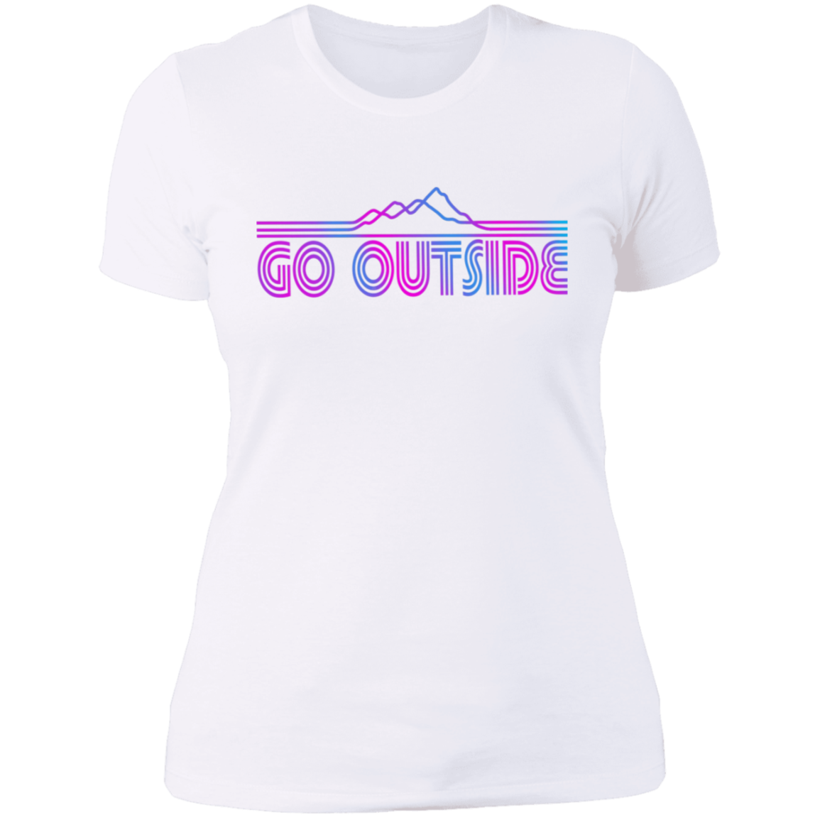 Women's Go Outside Camping Nature T-Shirt