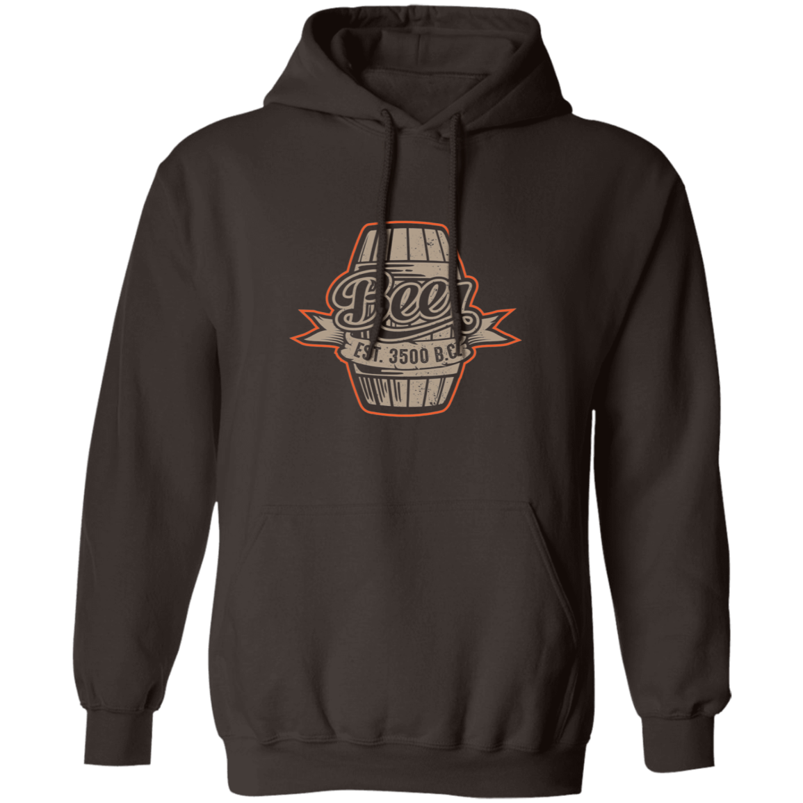 Beer Est. 3500 B.C. Pullover Hoodie