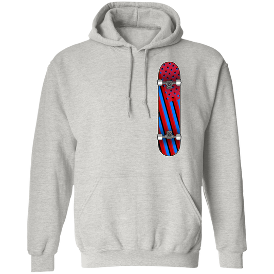 American Flag Skateboard Skateboarding Pullover Hoodie