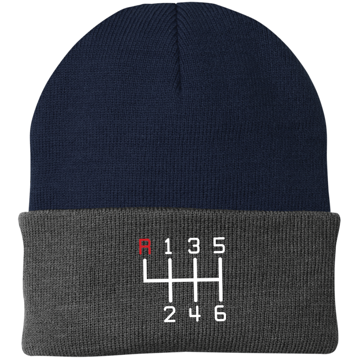 6 Speed Manual Stick Shift Beanie Cap