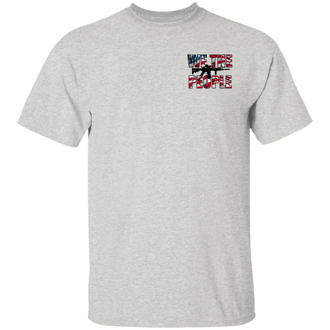 We the People American Bald Eagle 1776 Double Sided T-Shirt