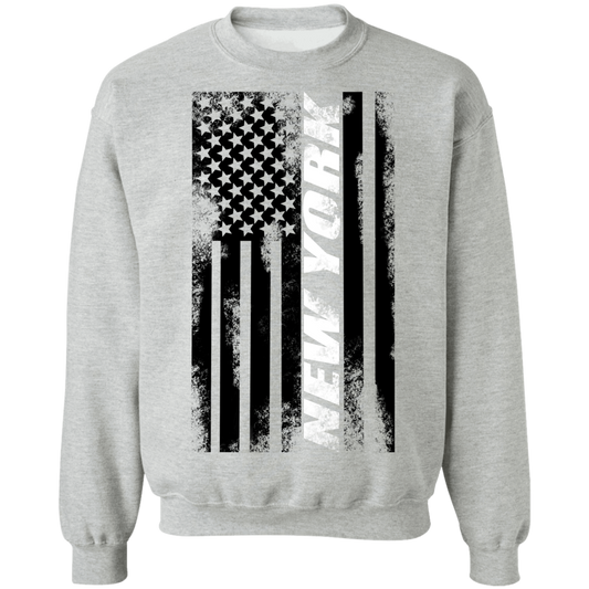 New York New York American Flag Crewneck Sweatshirt