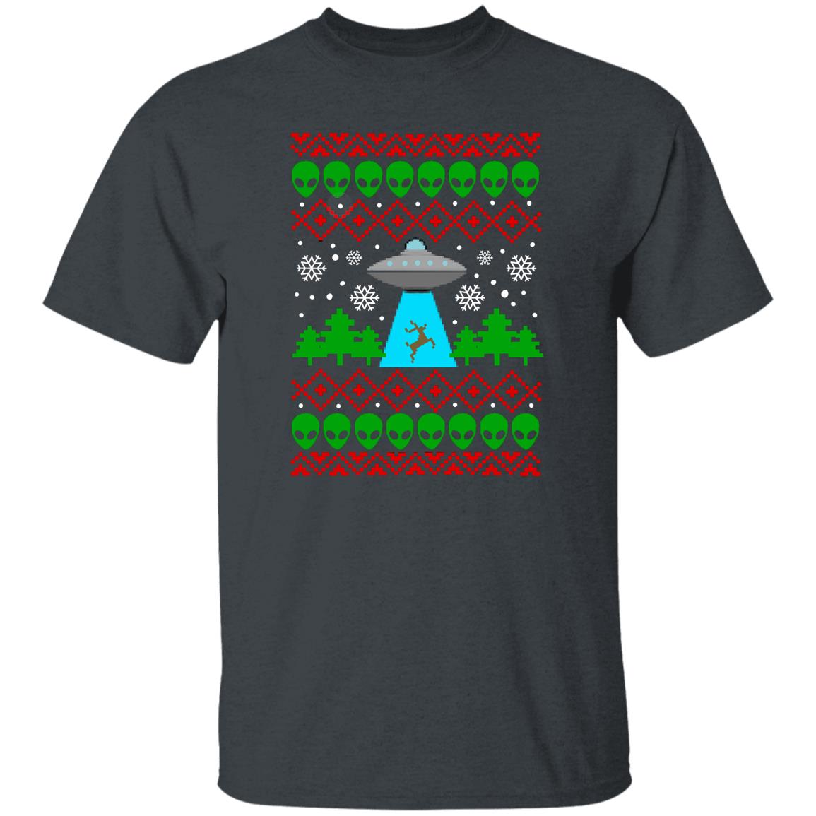 UFO Funny Christmas T-Shirt