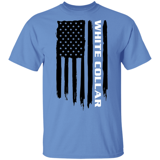 White Collar Worker American Flag T-Shirt