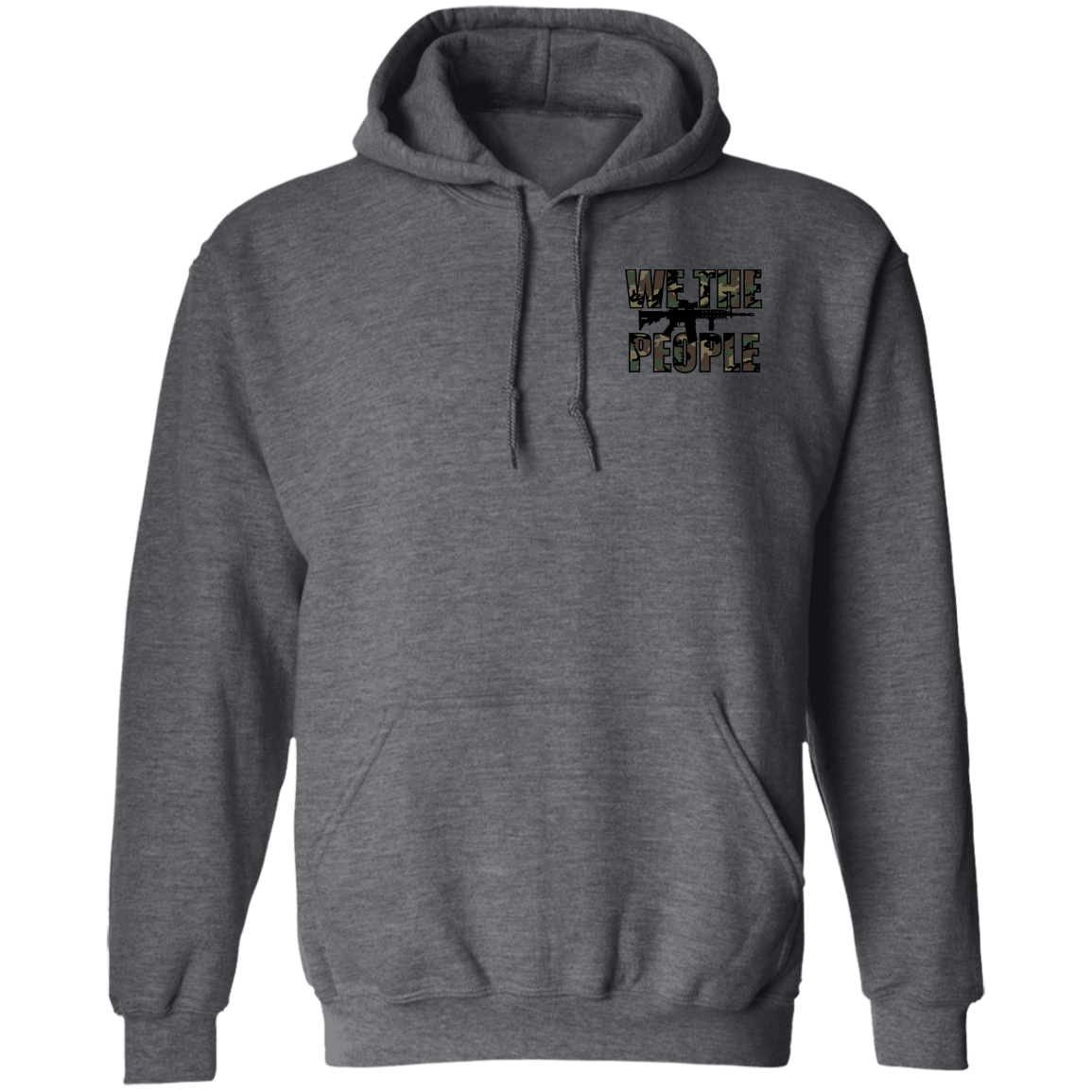 We the People Don't Tread on Me Gadsden Flag Double Sided Pullover Hoodie