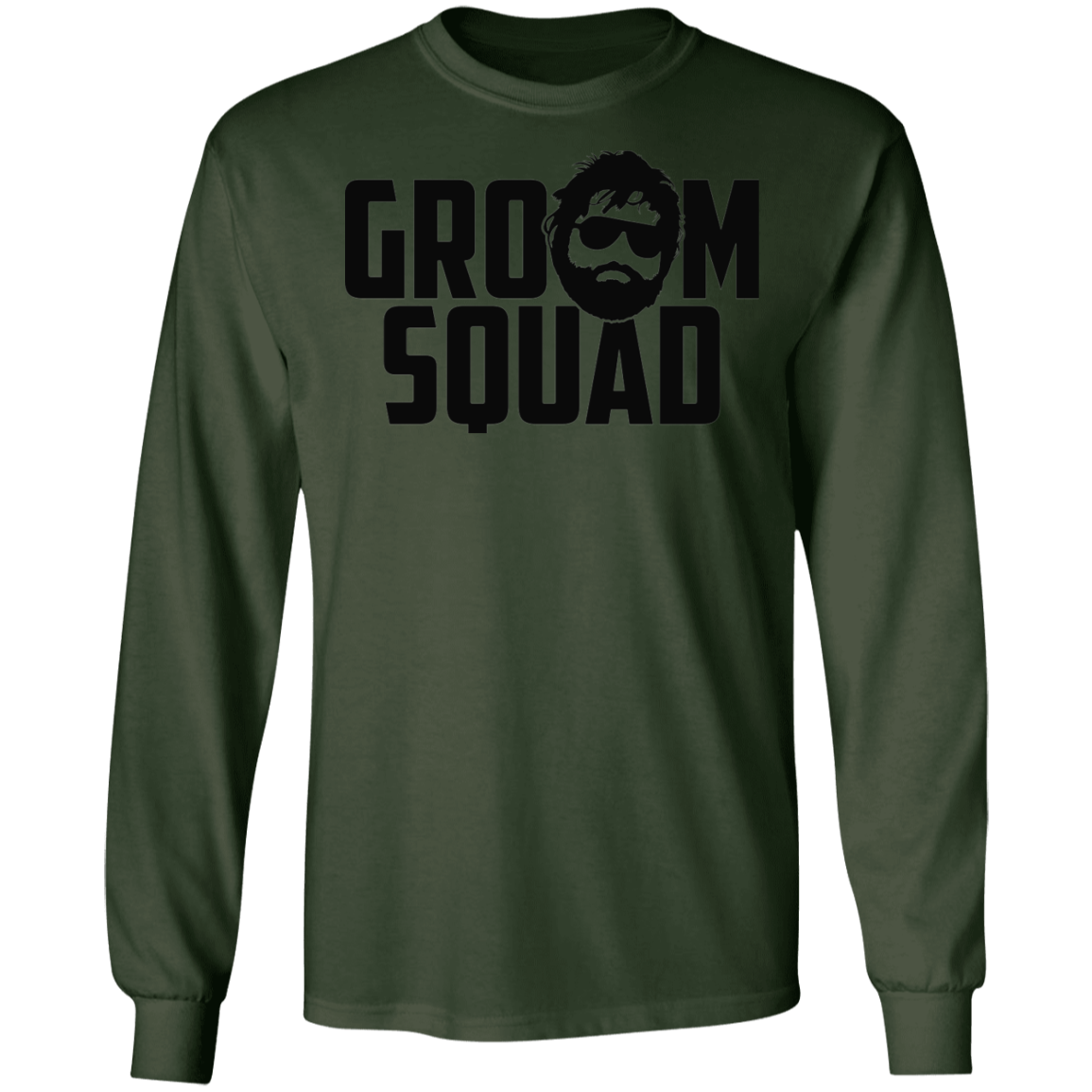 Bachelor Party Wedding Groom Squad Long Sleeve T-Shirt