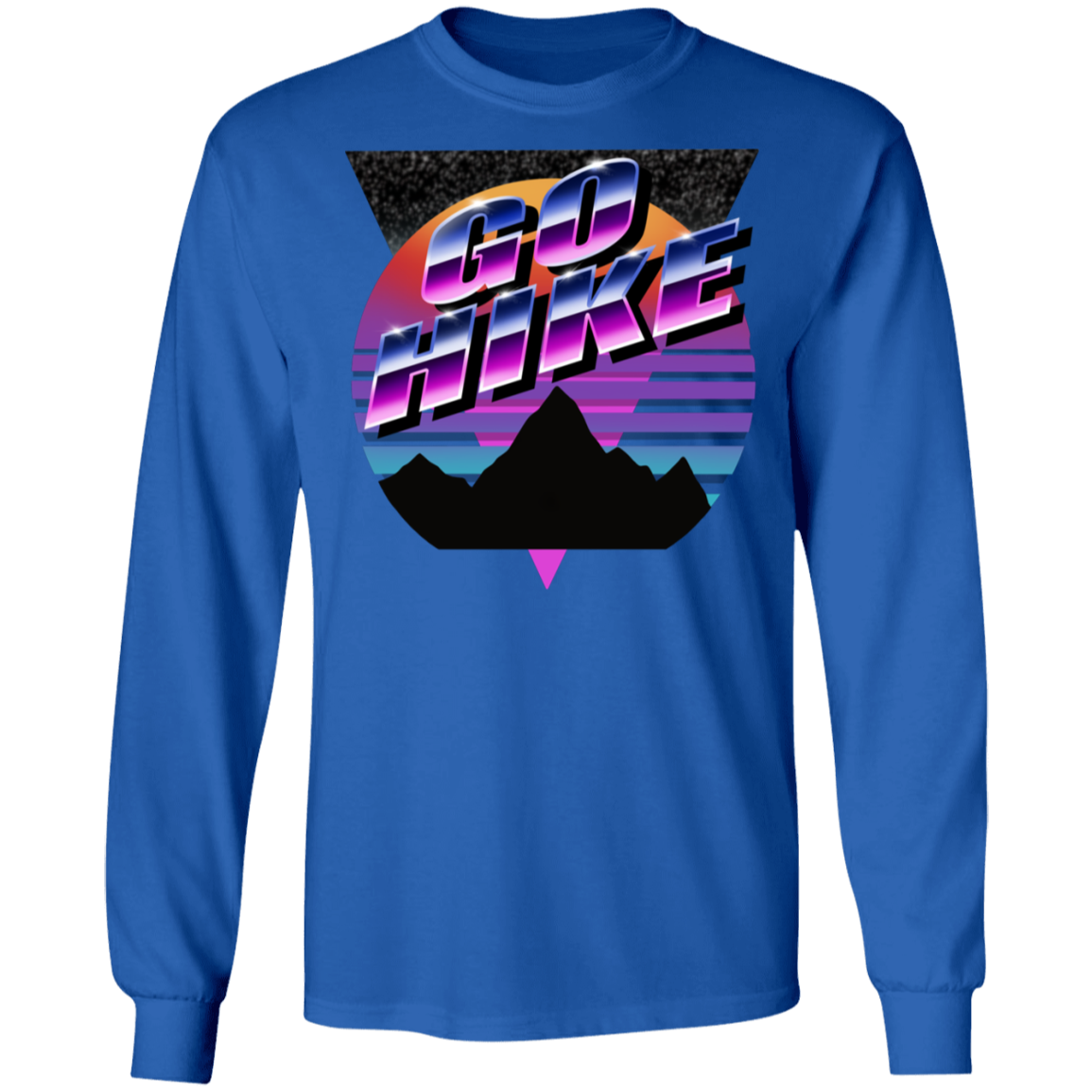 Go Hike Outdoor Nature Long Sleeve T-Shirt