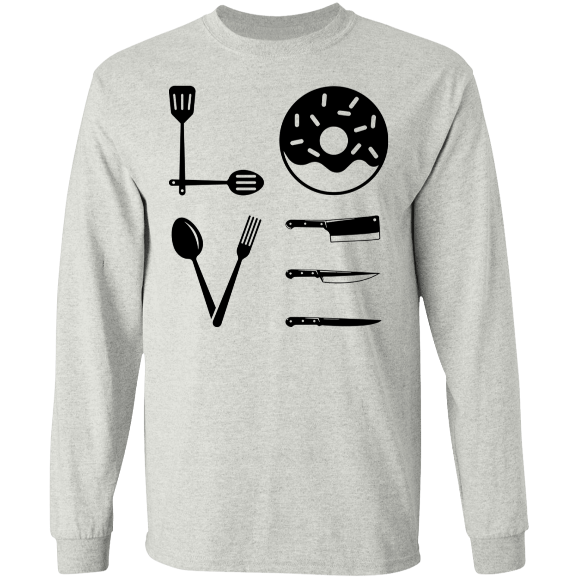 Love Cooking Chef Long Sleeve T-Shirt