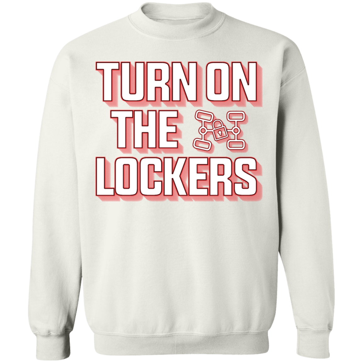 Turn On The Lockers 4x4 Off-Road Overland Crewneck Sweatshirt