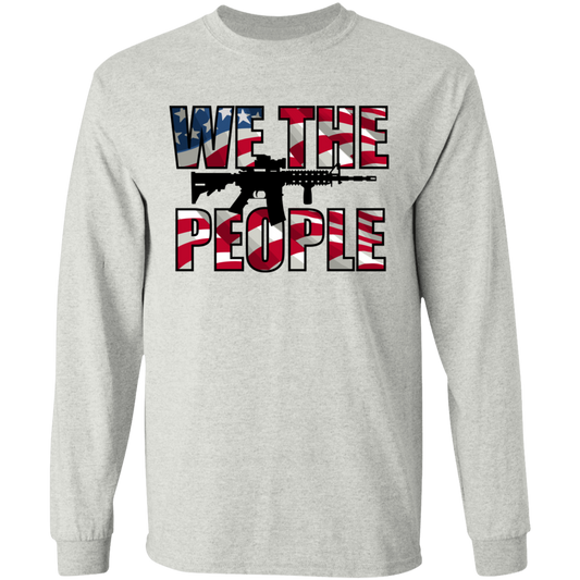 We The People American Flag Long Sleeve T-Shirt