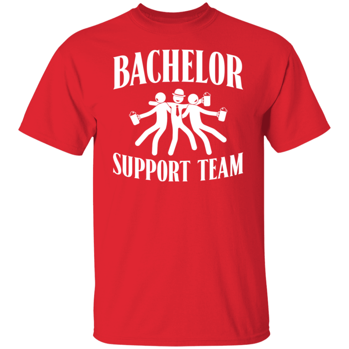 Bachelor Party Funny Support Team T-Shirt