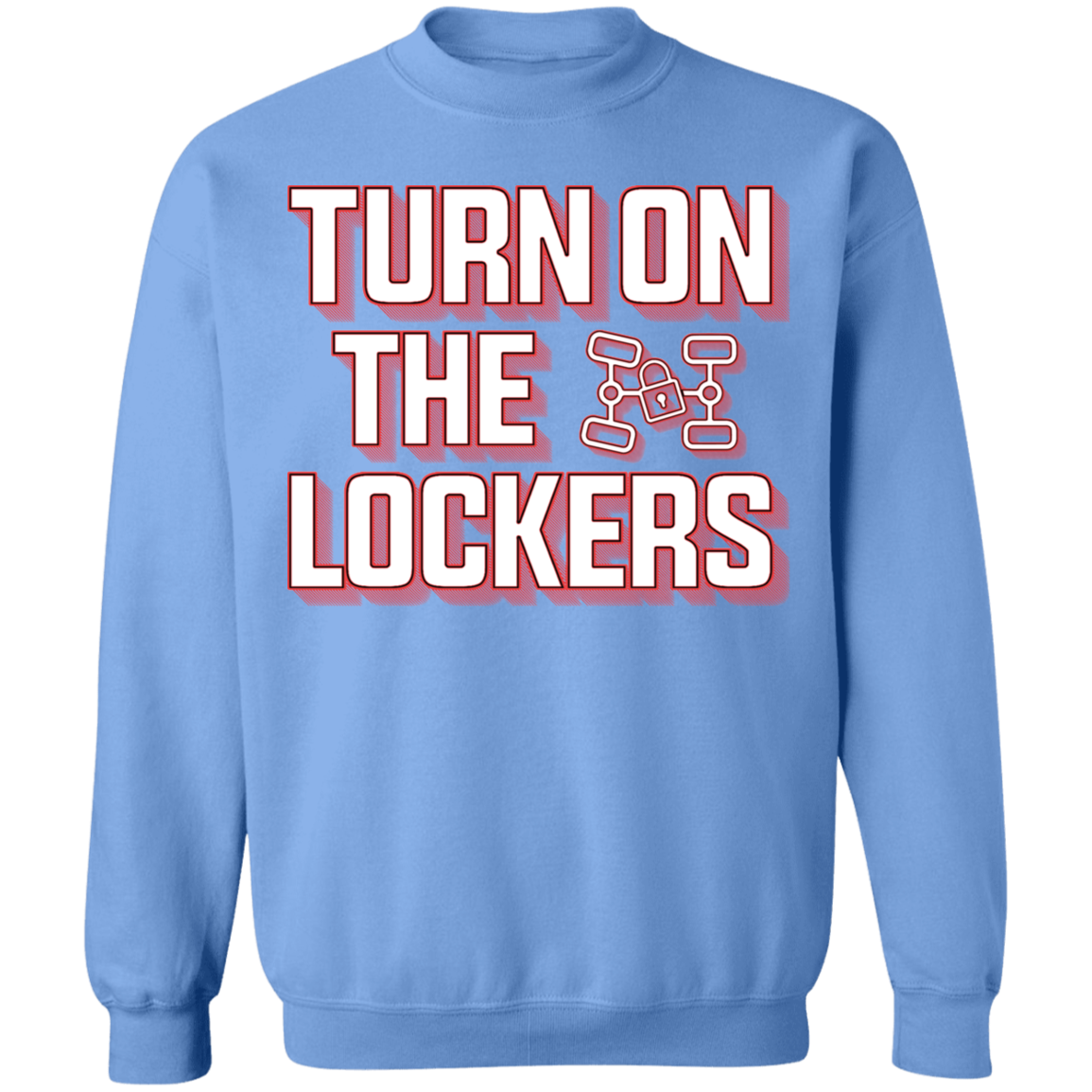 Turn On The Lockers 4x4 Off-Road Overland Crewneck Sweatshirt