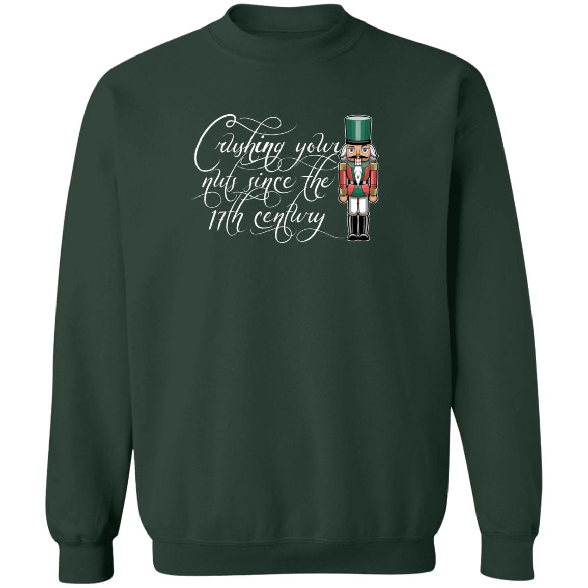 Nutcracker Crushing Your Nuts Since the 17th Century Christmas Crewneck Sweatshirt