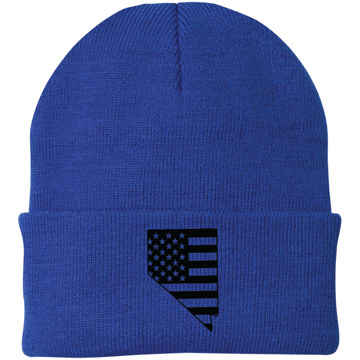 Nevada NV State American Flag Beanie Cap