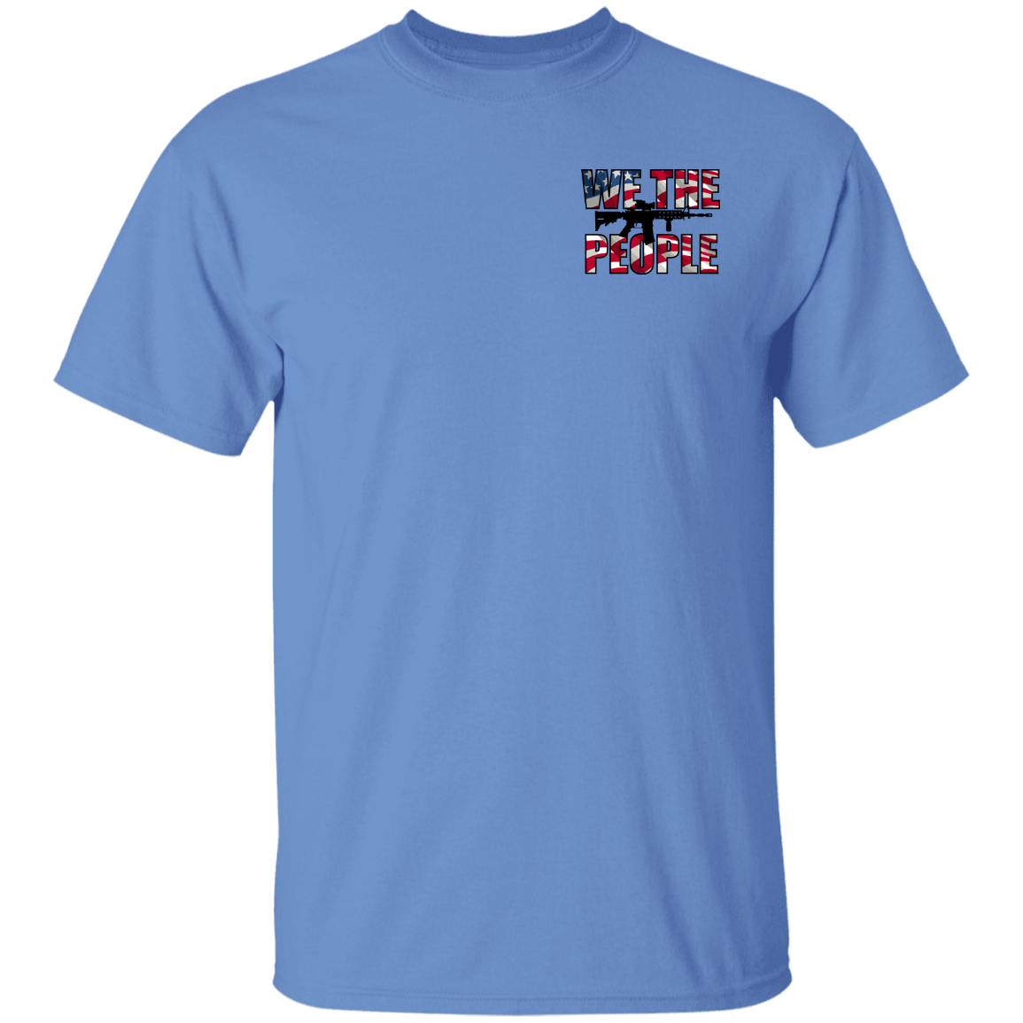 We the People American Bald Eagle 1776 Double Sided T-Shirt