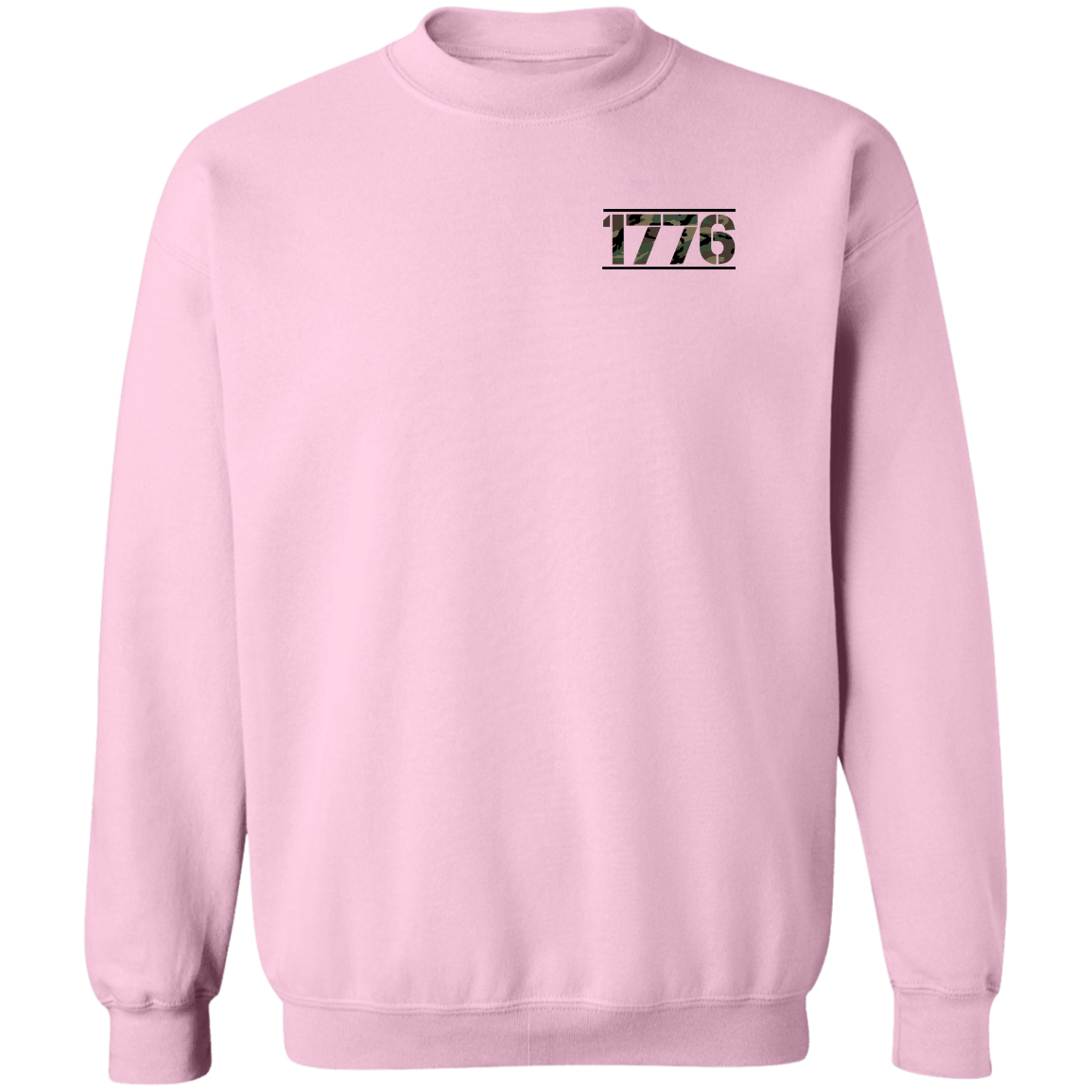 1776 American Bald Eagle Double Sided Crewneck Sweatshirt