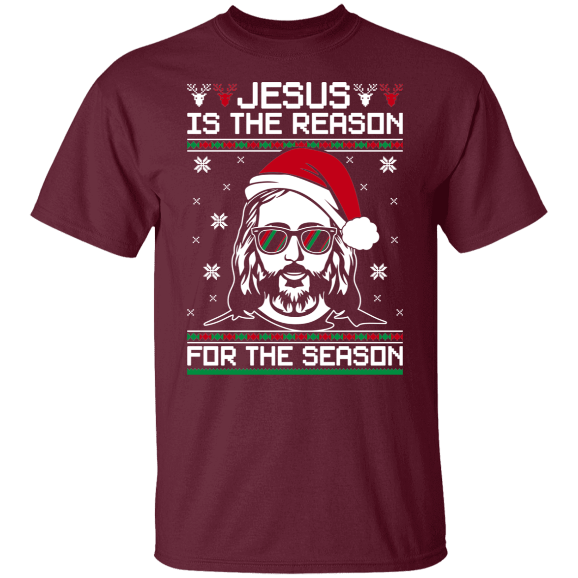 Jesus Is the Reason For The Season Ugly Christmas Party T-Shirt